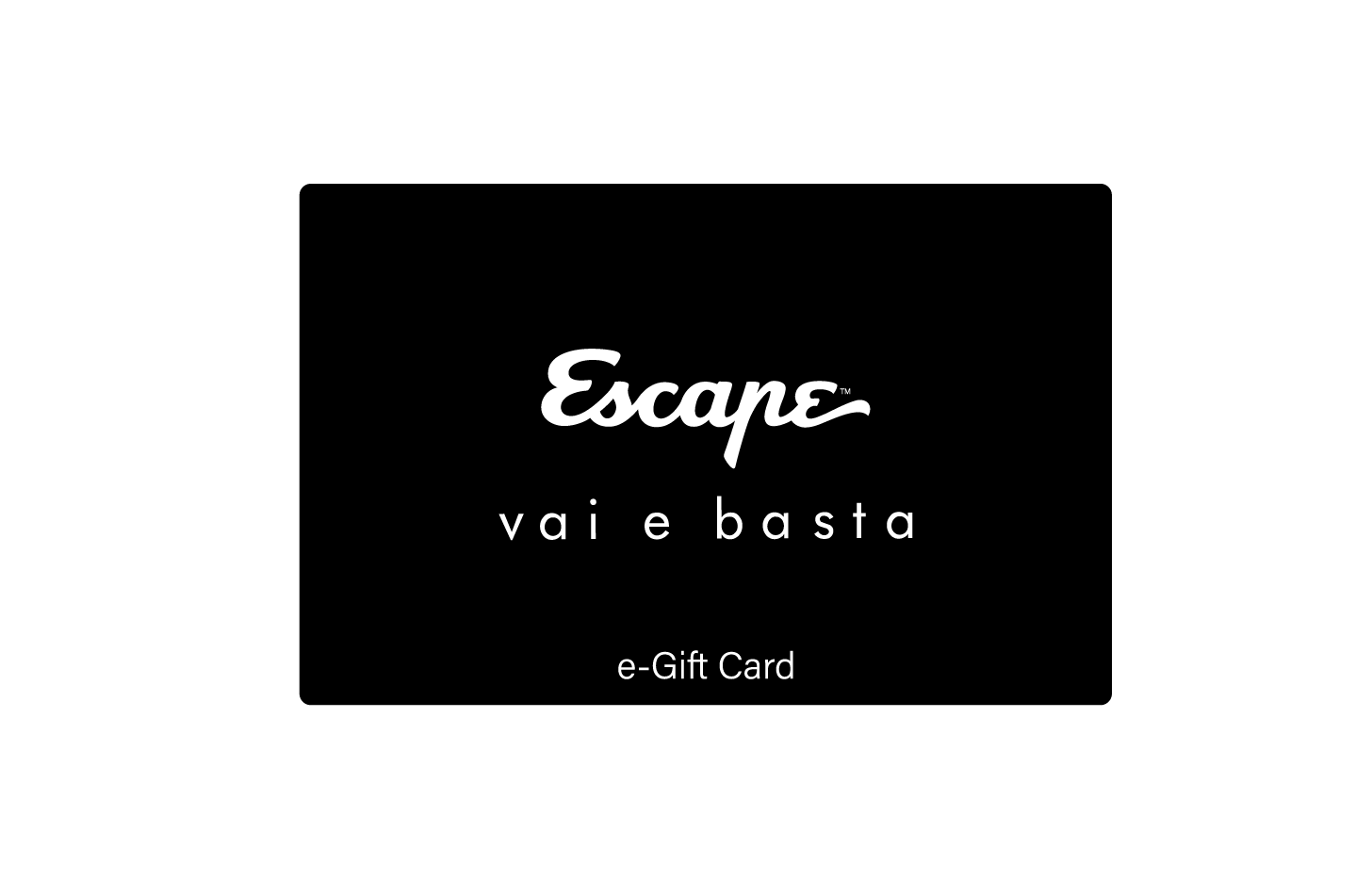 Escape Card escape.cc e-Gift Card